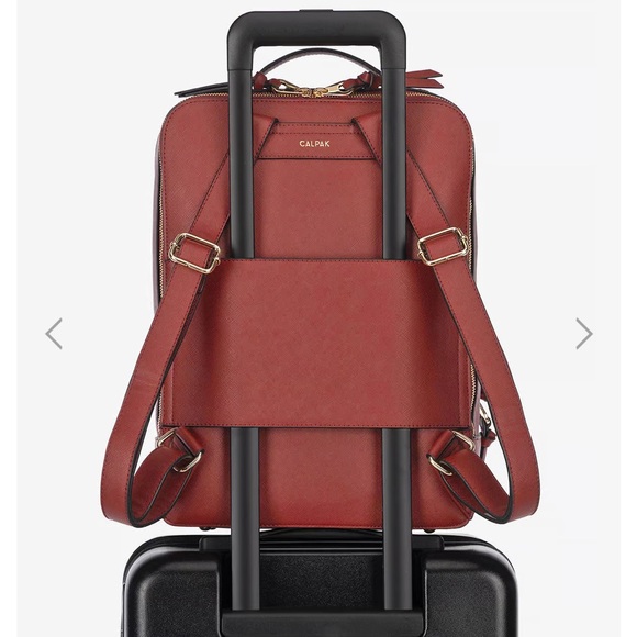 Kaya 15 inch Laptop Backpack in Red - Picture 9 of 10